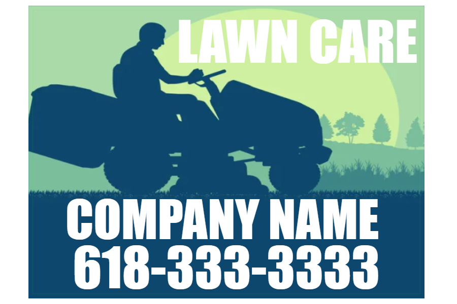 Lawncare Care Sign 1