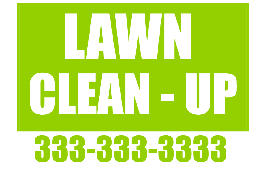 Lawncare Care Sign 15