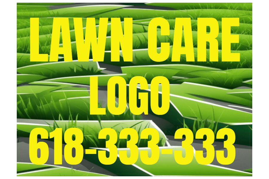 Lawncare Care Sign 20
